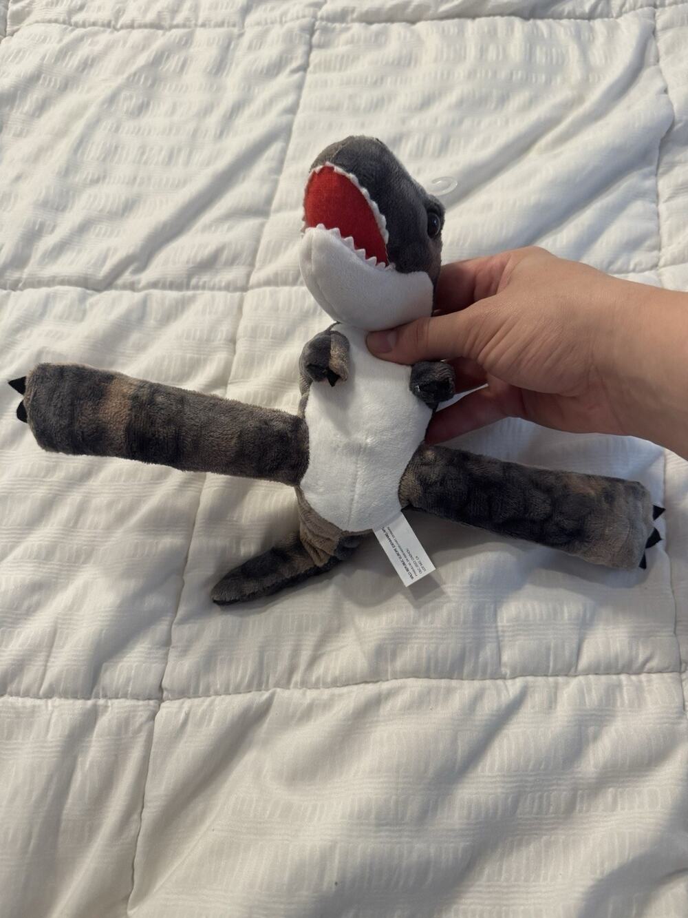 Wild Republic Huggers T-Rex Plush Toy Slap Bracelet Kids Stuffy Dinosaur Animal